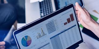 Finanzkennzahlen und Diagramme