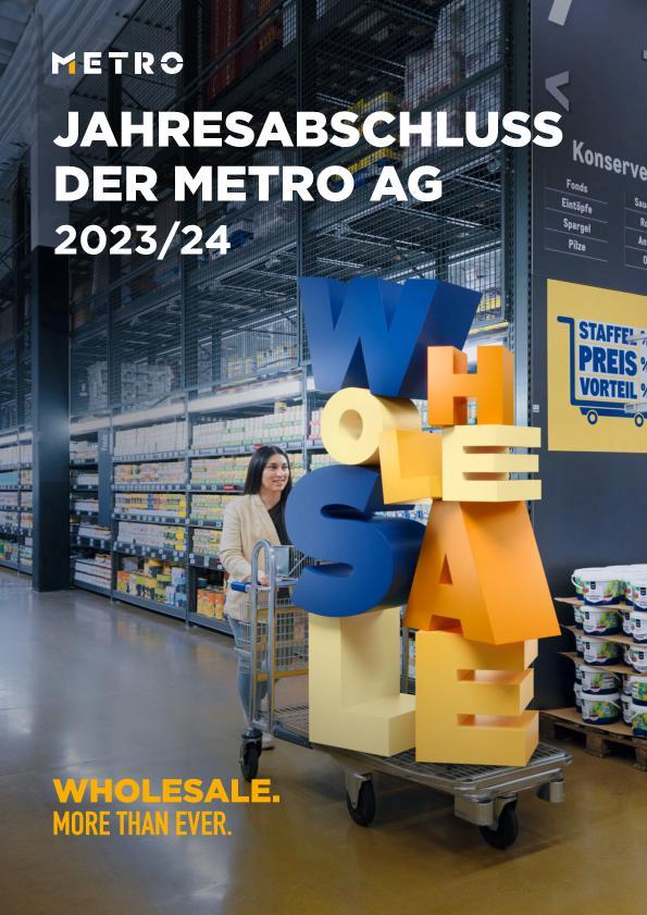 Jahresabschluss der METRO AG 2023/24