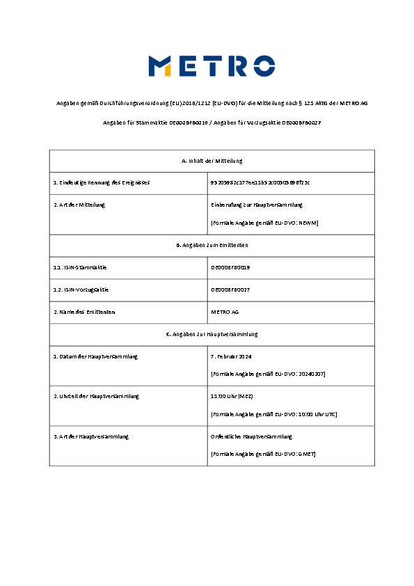 Angaben gemäß Durchführungsverordnung (EU) 2018_1212 (EU-DVO) für die Mitteilung nach § 125 Aktg