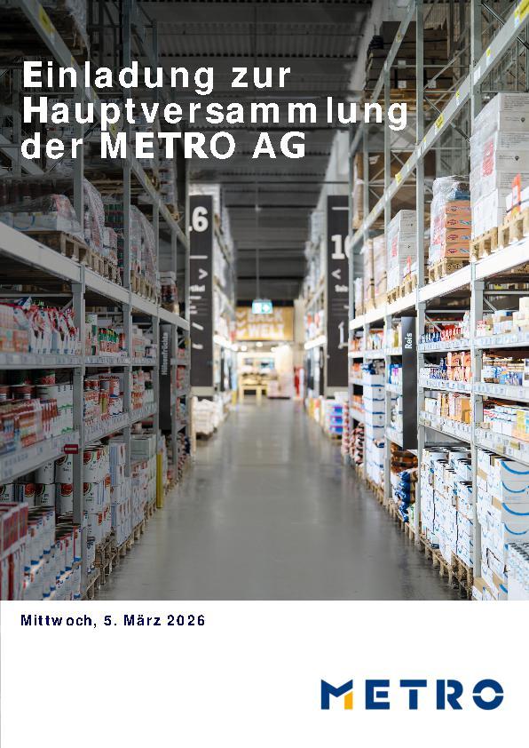 Einladung zur ordentlichen Hauptversammlung 2026
